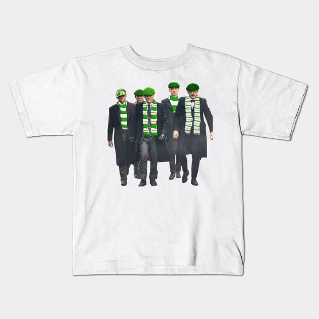 Celtic fans Kids T-Shirt by Grant's Pics